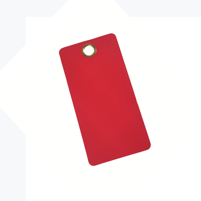 Colorful Printed Custom Plastic Safety Tags for Workplace Visibility