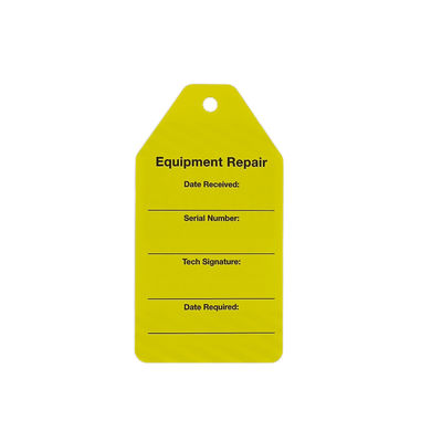 Plastic Safety Lockout Tagout Tags Customize  Waterproof Tag