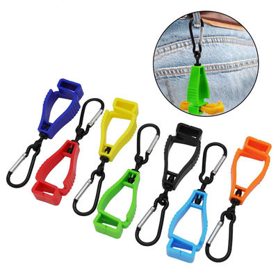 Custom Printed Plastic Glove Clips Polyoxymethylene Safety Glove Clips