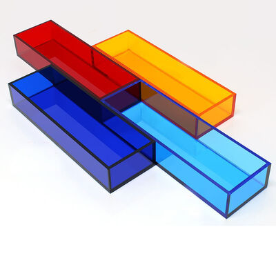 Customize Acrylic Storage Box with Lid Acrylic Box with Sliding Lid