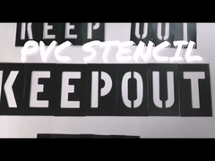 stencil in PVC
