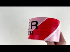 Nastro di avvertimento per segnale di pericolo PE personalizzato