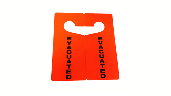 Plastic Safety Tag with Custom Design for Equipment Identification