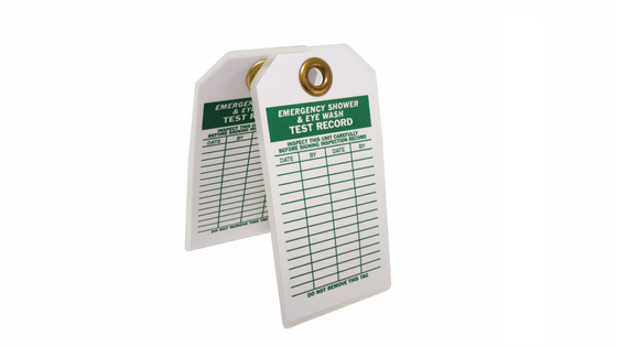 PVC Plastic Safety Tag with Custom Design for Safety Precautionary Instructions