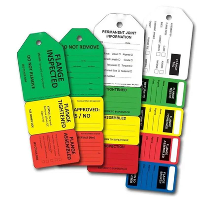 Tag di flangia personalizzato Polyester Tag di plastica impermeabile resistente alle intemperie resistente a pesanti danni 1 cm Forno in ottone Legami di cavo di nylon 12 colori