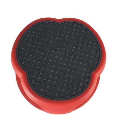 Sgabello Pieghevole in Plastica a 3 Gradini, Capacità 225 kg, 52,7x37,5x30,5 cm