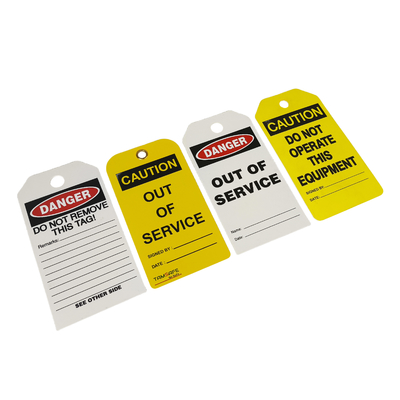 Segnalazione di sicurezza Segnalazione di sicurezza PVC Segnalazione di sicurezza di blocco resistente Segnalazione rettangolare