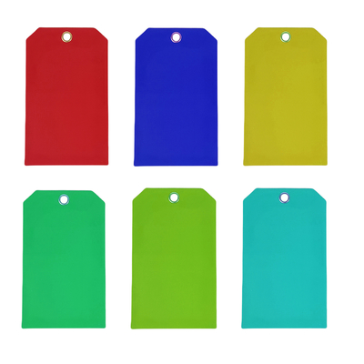 Personalizzare i tag a colori bianchi Tag impermeabili