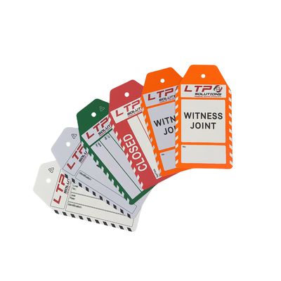 Etichetta in polipropilene PVC a prova di lacrime stampa a doppio lato etichetta in plastica per avvertimento