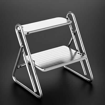 Stabolo a gradini impilabile che fornisce un supporto robusto e un'opzione di stoccaggio compatta adatta a vari ambienti professionali