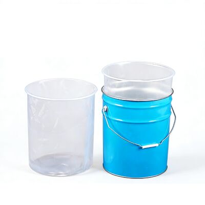 Custom LDPE Transparent Round Bottom Plastic Drum Liners Bags