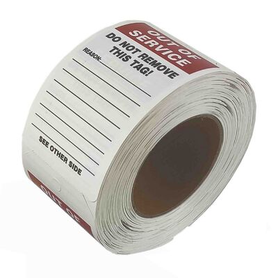 Etichetta di sicurezza in vinile personalizzata resistente all'acqua resistente alle lacrime resistente agli UV Risposta rapida per i prodotti di sicurezza